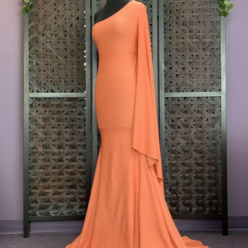 Sunburst Asymmetrical gown